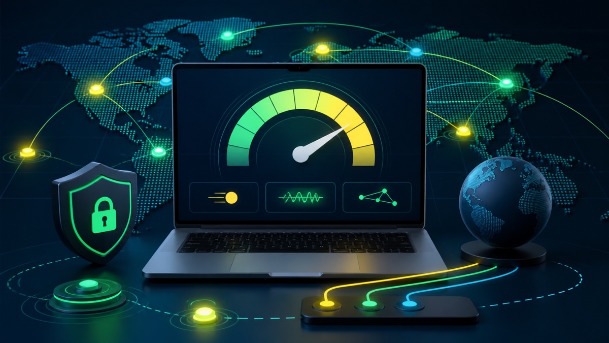 VPN 速度如何準確測試：延遲、抖動與節點優化指南